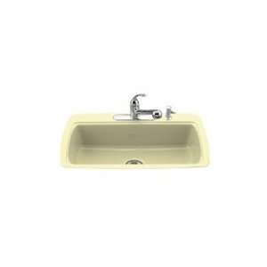 com Kohler Tile In Kitchen Sink w/Three Hole Faucet Drilling K 5864 3 