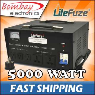 5000 W Watt Step Up/Down Voltage Regulator Converter  