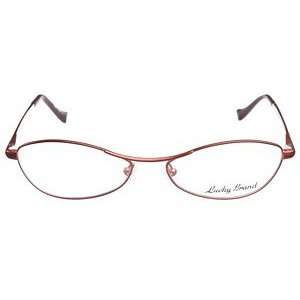  Lucky Fiona Red White Eyeglasses