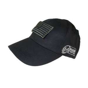   Sand Black W/ USA Flag Velcro Patch Military Hat
