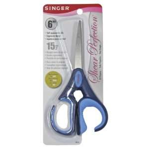  Singer Shear Perfection 6 Inch All Purpose Scissor with Soft 
