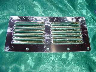 STAINLESS STEEL BOAT VENT LOUVERED VENTILATOR VENT NEW  