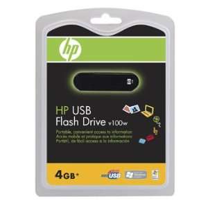    Hewlett Packard Flash Drive, USB 2.0, 4GB, V100W Electronics
