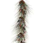 Allstate Floral 6 Pine/Pepper Berry Garland Red Sage (Pack of 2)
