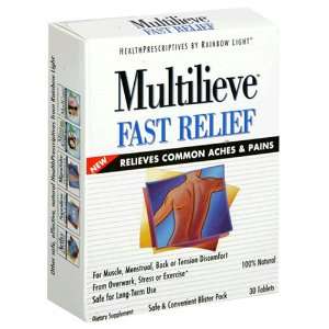   Multilieve, Fast Relief, Tablets , 30 tablets