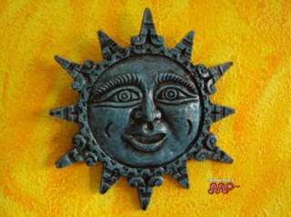 Ceramic Sun 12 Malaquita Made of Crushed Stone Mexico  