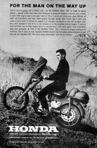 1963 Honda Trail 55 C 105 T Motorcycle Original Ad  