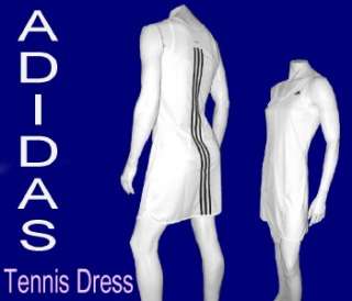 50 Ladies ADIDAS White CLIMALITE Tennis DRESS Skirt M  