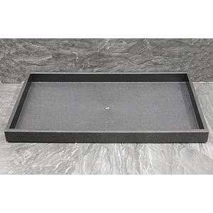   Black Stackable Standard Plastic Tray Display 1 Trays