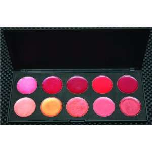  10pc Professional Lip Gloss Palette   Limited Quantities Beauty