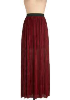   Romance Skirt   Long, Red, Black, Work, Boho, Pleats, Party, Maxi