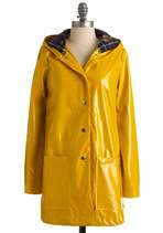 Pretty Slicker Rain Coat  Mod Retro Vintage Coats  ModCloth