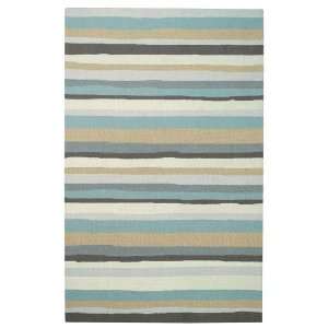   Capel Intrique Stripe 6052 Green 200 5 x 8 Area Rug