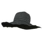 e4Hats Ribbon Short Brim Self Tie Hat   Black