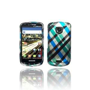 i510 Droid Charge Graphic Case   Blue Plaid (Free HandHelditems Sketch 