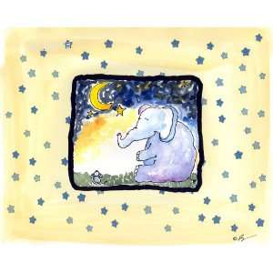 Starry Night Elephant with Mouse by Serena Bowman Giclee Canvas 8 x 10 