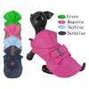  New Color PVC Lether Hooded Rain Coats For Small Dog 