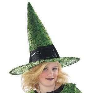 Lets Party By Princess Paradise Child Fashion Witch Hat / Green   Size 