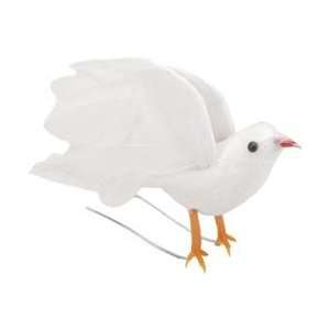  Darice Feather Birds 3 1/Pkg White Dove B500039; 6 Items 