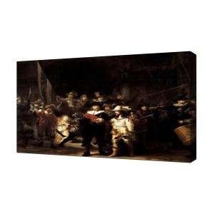 Rembrandt Militia Company   Canvas Art   Framed Size 20x30   Ready 