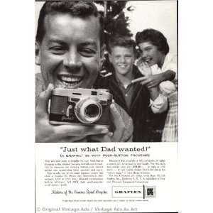    1958 Graflex Just what Dad wanted Vintage Ad