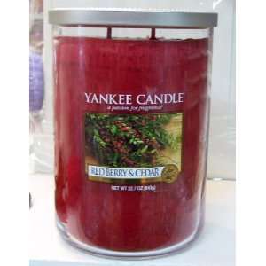  Red Berry & Cedar   Yankee Candle 22oz 2 Wick