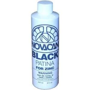  Novacan Black Patina for Zinc, 8 oz 