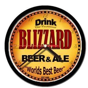  BLIZZARD beer and ale cerveza wall clock 