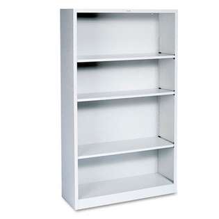 dealz4real HON 4 Shelf Metal Bookcase (Light Gray) 