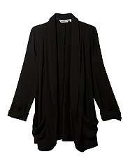 Black (Black) Teens Black Drop Pocket Blazer  254700101  New Look