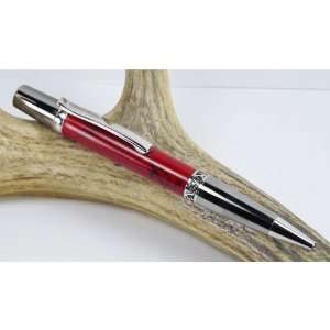  Red Jasper Elegant Beauty Pen With a Platinum and Black 