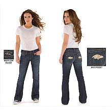 Touch by Alyssa Milano Baltimore Ravens Womens Signature Jeans 