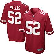 Mens Nike San Francisco 49ers Patrick Willis Game Team Color Jersey 