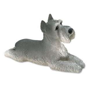 Schnauzer (Gray) Figurine, Apprx 7 Inches (K 9 Kreations Dog Sculpture 