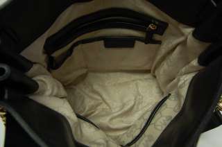 Michael Kors NEW MK Large Black Hamilton Leather Tote Bag Purse 