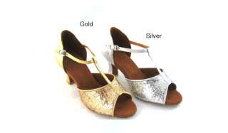 X31017 New womens PU leather Sequin Latin dance shoes  