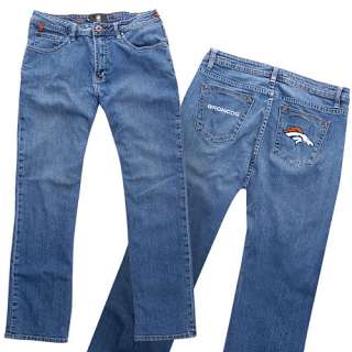 Denver Broncos Custom Bottoms Denver Broncos Mens Custom Jean
