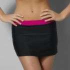 Athletech Womens Banded Swim Skirt with Attached Briefs