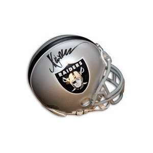 Marcus Allen Autographed Oakland Raiders Riddell Mini Helmet
