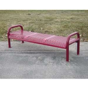  Paris Equipment Royale Steel Commercial Backless Bench 