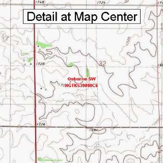   Map   Osborne SW, Kansas (Folded/Waterproof)