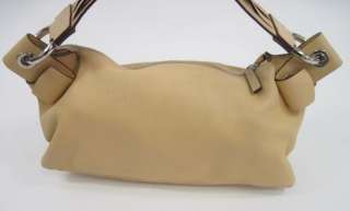 GIANNI CHIARINI Tan Leather Shoulder Handbag  