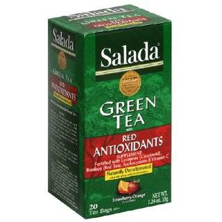 Salada Green Tea with Purple Antioxidants, Naturally Decaffeinated, 20 
