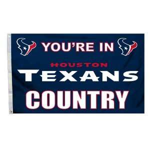   Texans NFL Youre in Texans Country 3x5 Banner Flag 