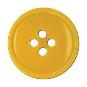   Slimline Buttons Series 1 Yellow 4 Hole 3/4 5/Card; 6 Items/Order
