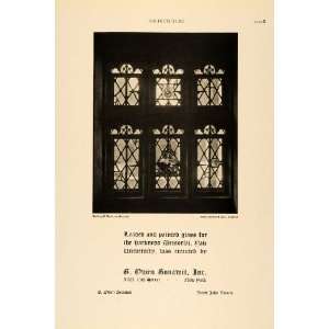  1921 Ad G Owen Bonawit Inc Painted Glass Harkness Yale 