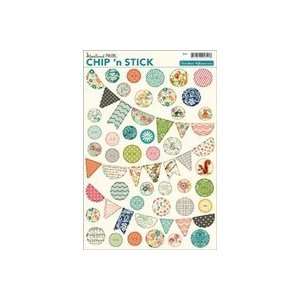  Woodland Park Chip n Stick Chipboard Stickers 8x12 pc 