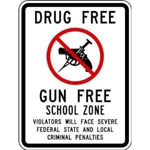  ZING 2399 School Zone Sign,18 x 12In,R and BK/WHT Office 