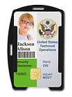 skimsafe 153095blk fips 201 rfid blocking 1 card photo id badge holder 