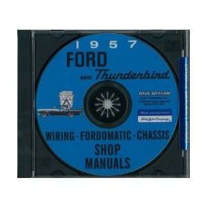 1957 FORD Car Shop Service Manual Book CD